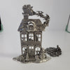Cat & Seagull Pewter Sculpures With Dog On Side Sir150Holiday - SirHoliday