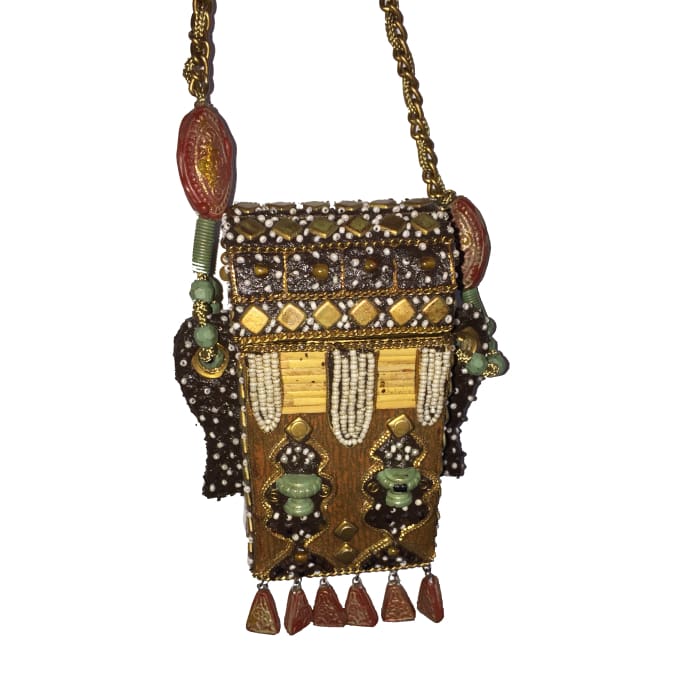 Mary Frances Vintage Handmade Designer Shoulder Bag - Accessory
