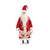 Santa Holding Merry Christmas Banner on Base 19 Inches