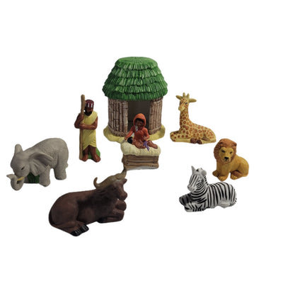 Christmas Around The World African Nativity Set Figurine 1995 Sir220Holiday - SirHoliday