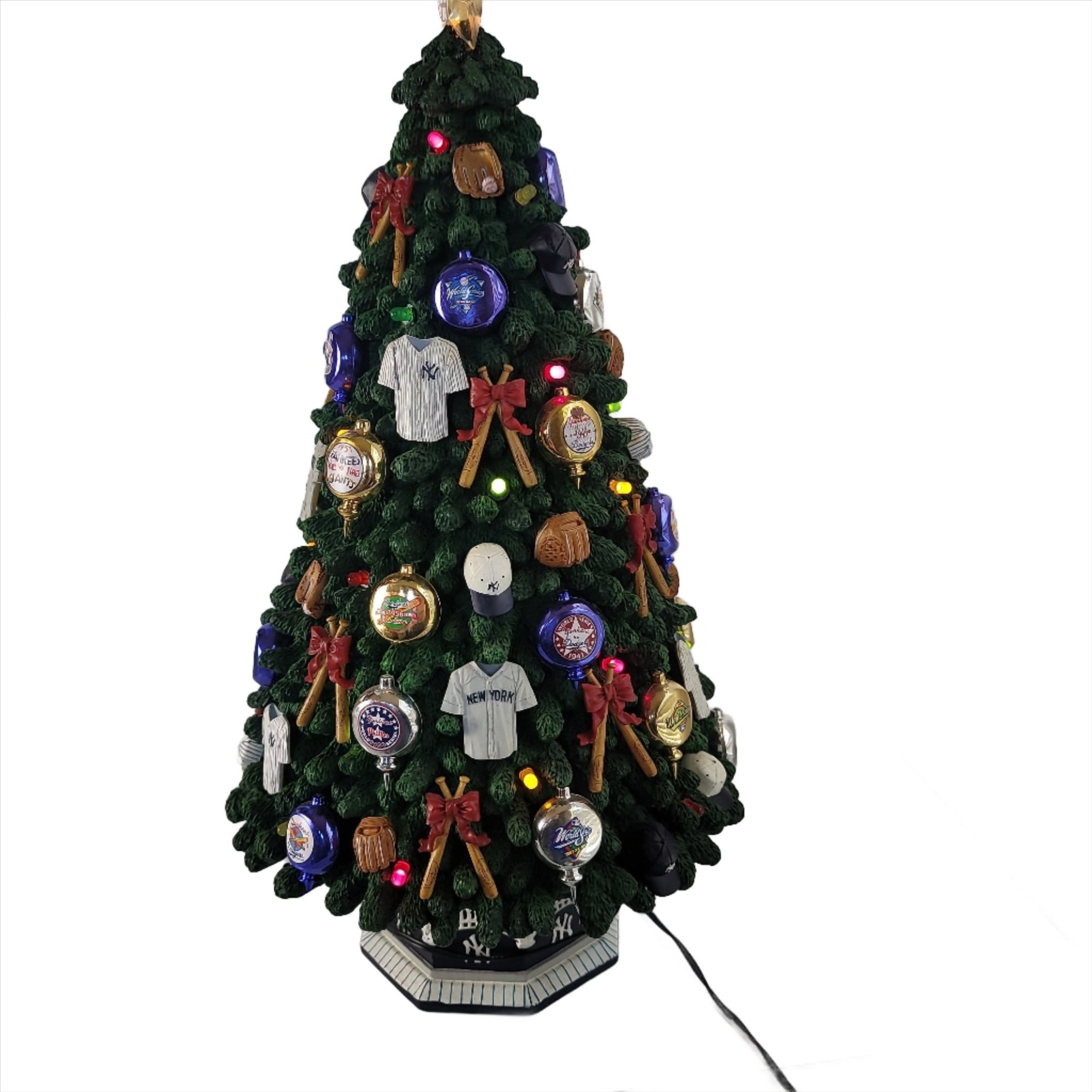 The Danbury Mint Christmas Tree New York Yankees Theme Sir219Holiday - SirHoliday