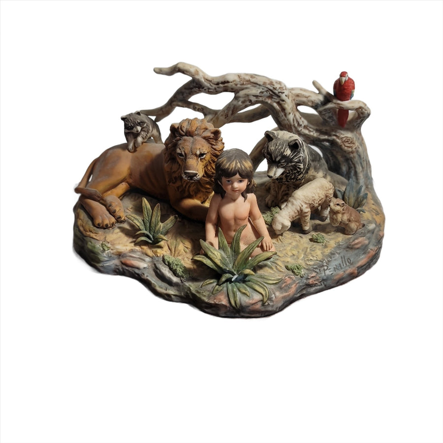 Gregory Perillo Papoose Figurine On Wood Base Sir216Holiday - SirHoliday