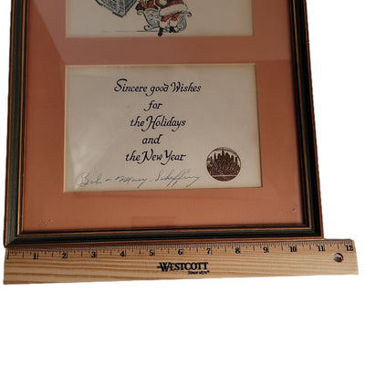 Bob Scheffing Baseball Player And Manager In The 40 Christmas Card New York Mets 1969 Sir215Holiday World Champions Signed - SirHoliday