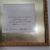 White House Frames 1994 Christmas Card Signed By Bill And Hillary Clinton