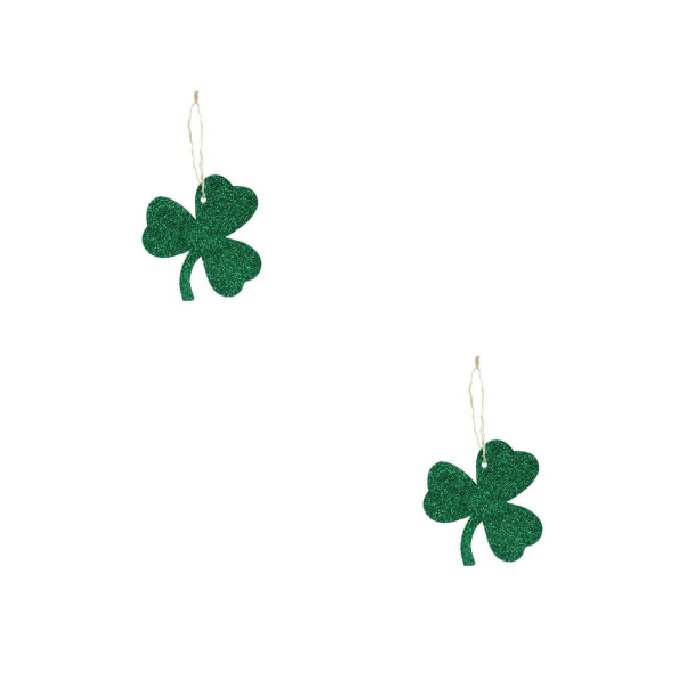 St. Patrick's Day Tin Shamrock Ornament (2 Pack) TF8594 - SirHoliday