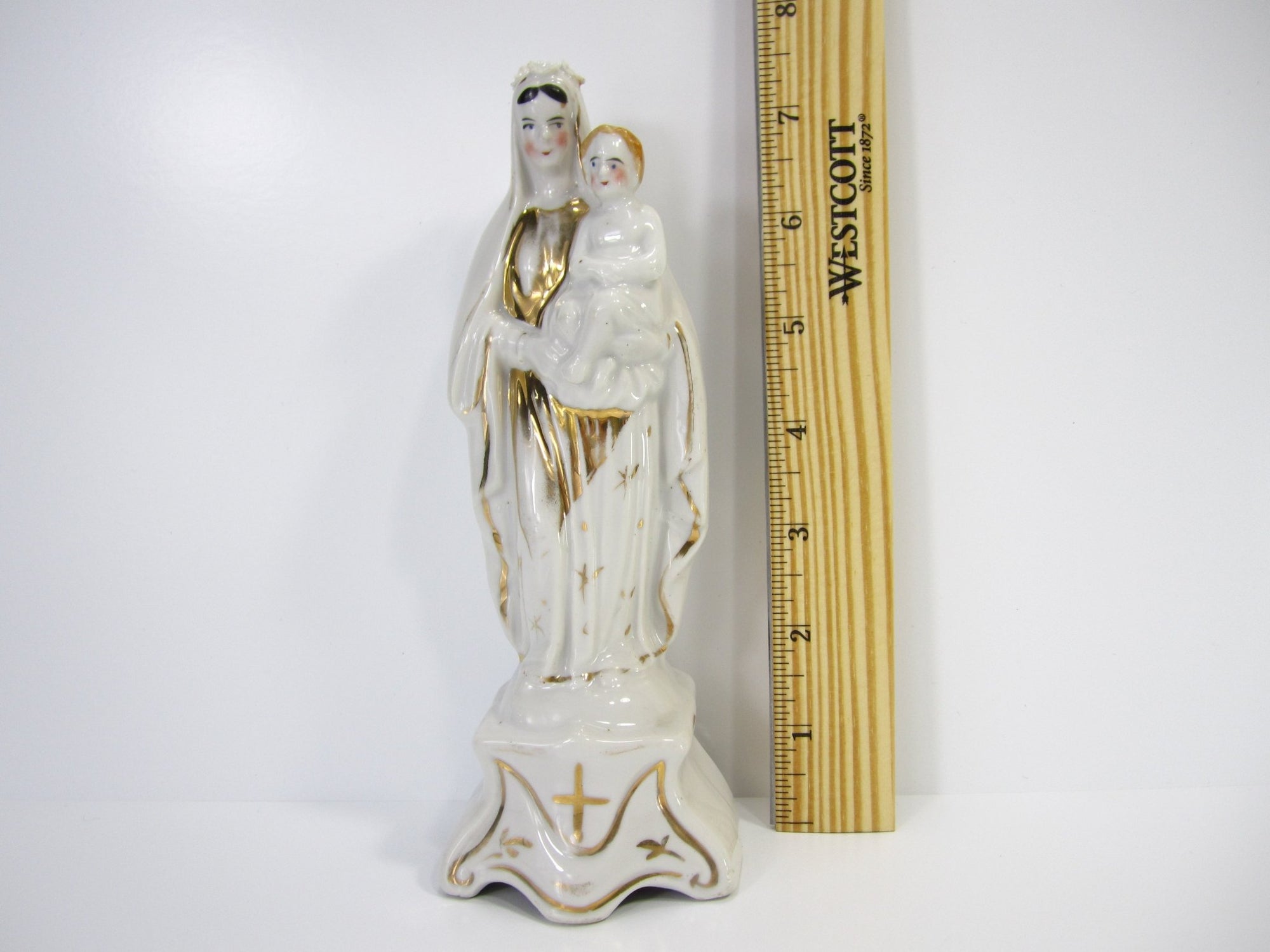 Holy Family Woman and baby Hand Painted Figurine Sir198Holiday - SirHoliday