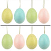 Easter Pastel Glittered Eggs Ornament Set of 8 - SirHoliday