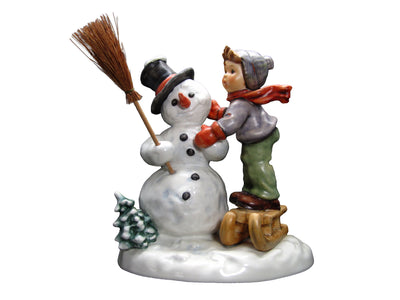 Winterfreunde Making Friends Snowman with Boy Edits