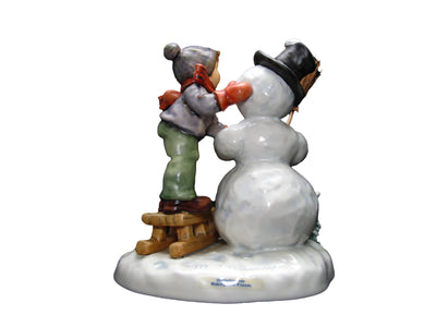 Winterfreunde Making Friends Snowman with Boy Edits
