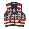 Americana Belle Pointe Vintage Sweater Vest Size 2X - SirHoliday