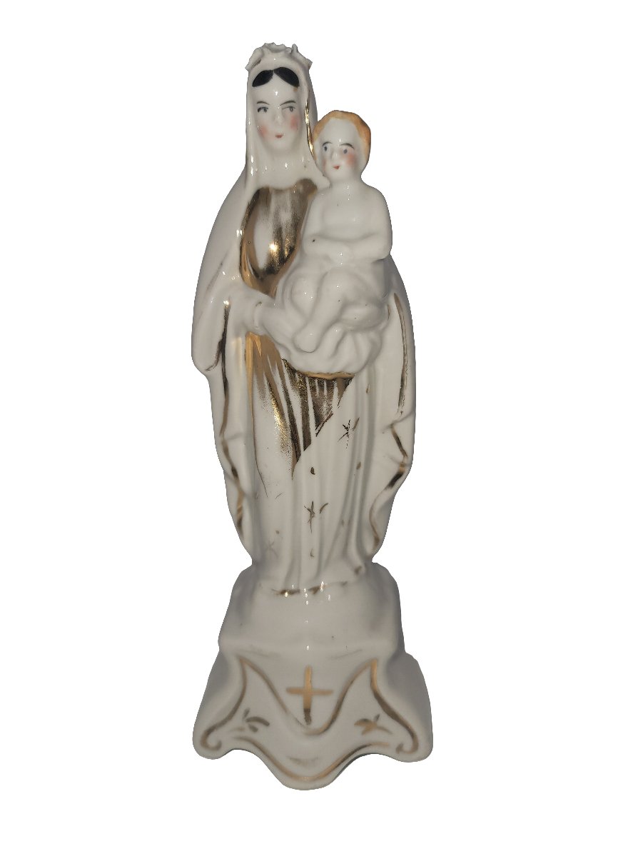 Holy Family Woman and baby Hand Painted Figurine Sir198Holiday - SirHoliday