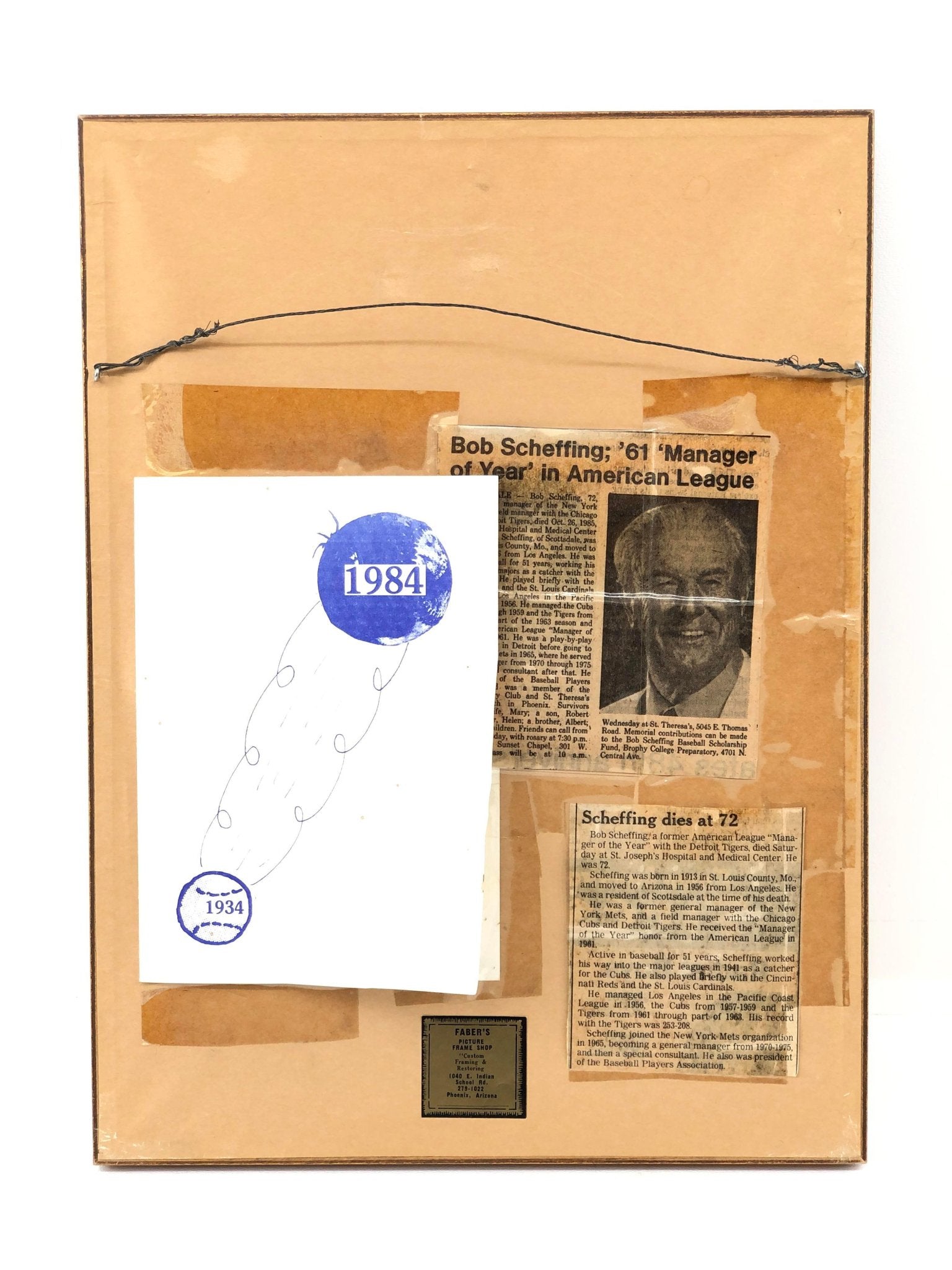 Bob Scheffing Baseball Player And Manager In The 40 Christmas Card New York Mets 1969 Sir215Holiday World Champions Signed - SirHoliday