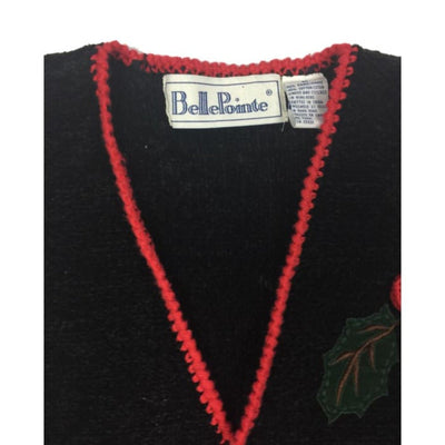 Christmas Holly BellePointe Vintage Sweater Vest Size M - SirHoliday