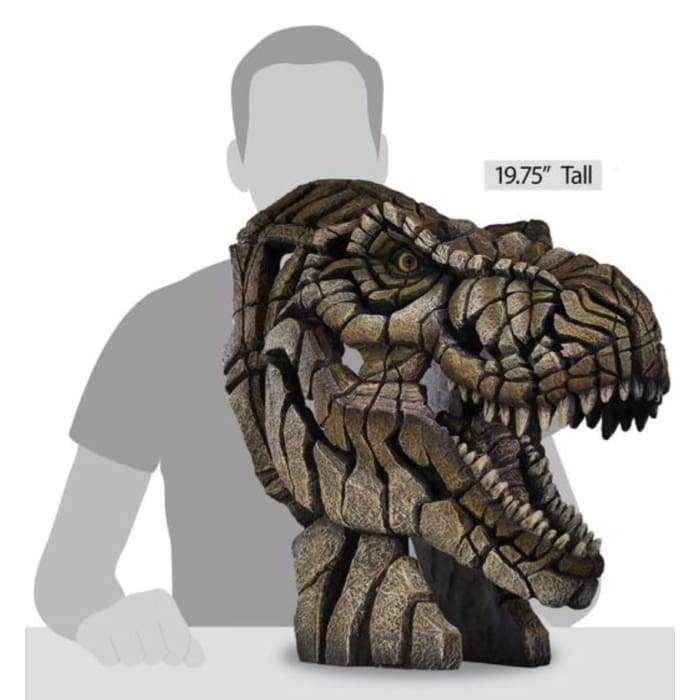 Dinosaur T-Rex Bust Edge Sculpture - SirHoliday