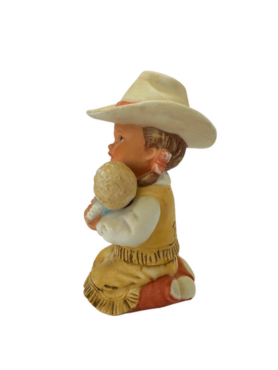 Gregory Perrillo Membership PieceCowgirl 1986 Figurine Sir190Holiday