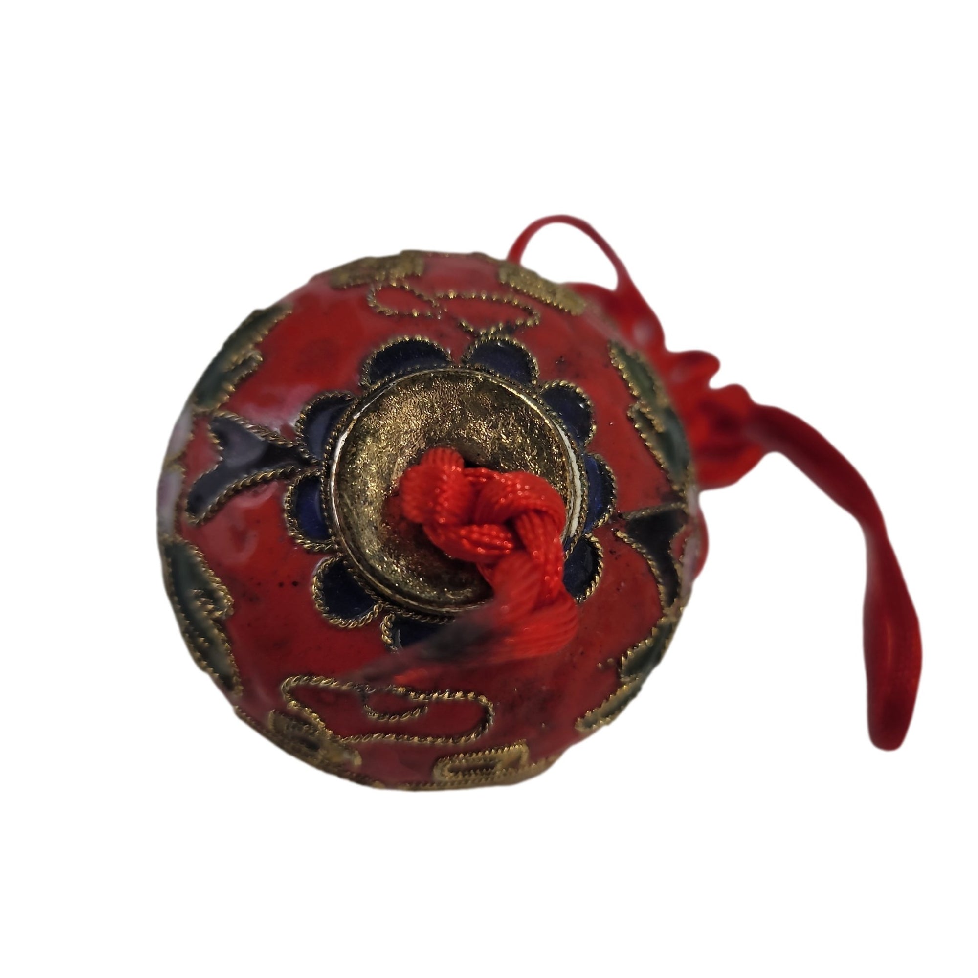 Chinese Christmas Enamel Ornament 2" Sir139Holiday - SirHoliday