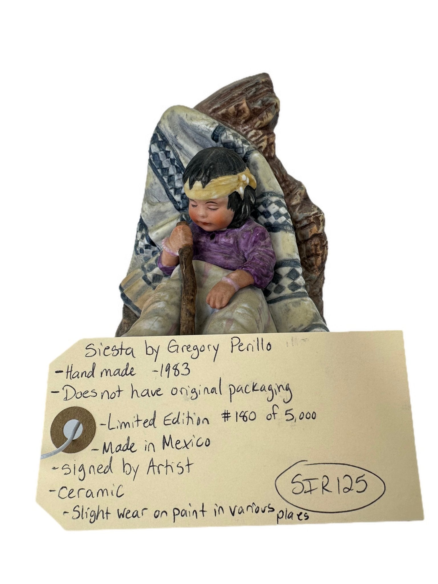 Gregory Perillo Siesta Vague Shadows 1983 Porcelain Sir189Holiday - SirHoliday