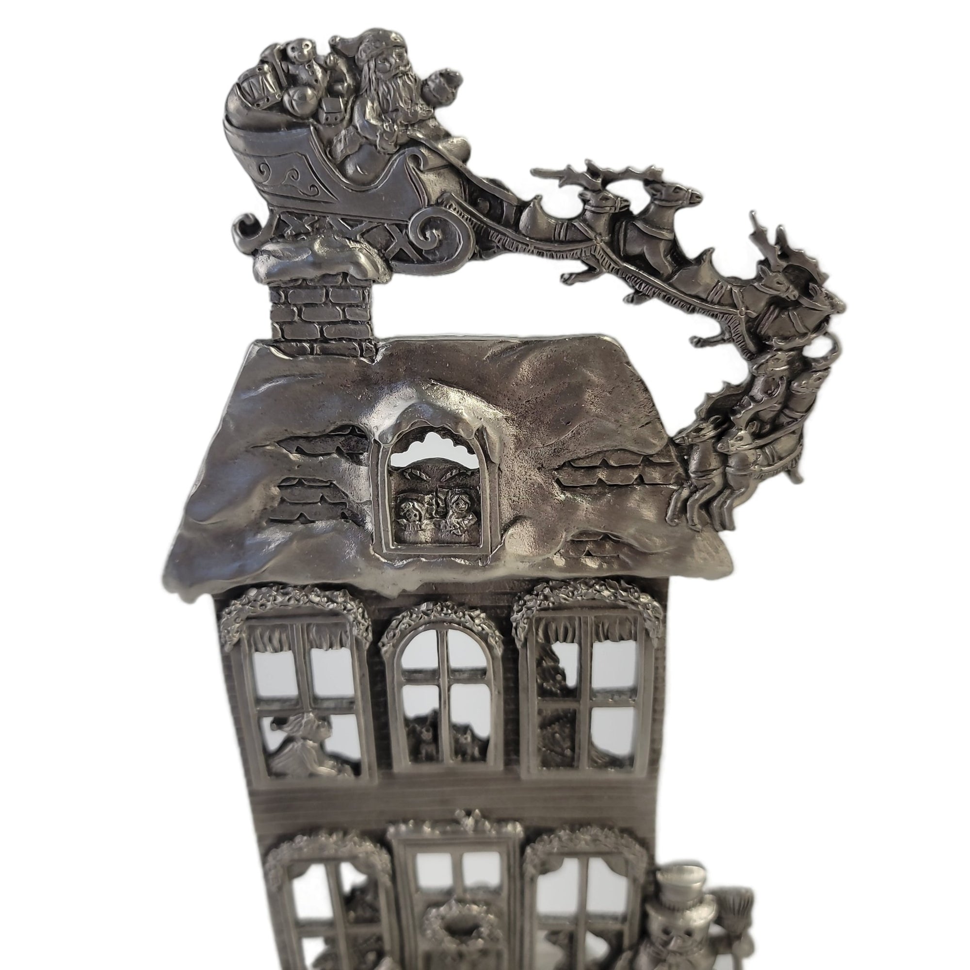 Cat & Seagull Pewter Sculpures With Dog On Side Sir150Holiday - SirHoliday