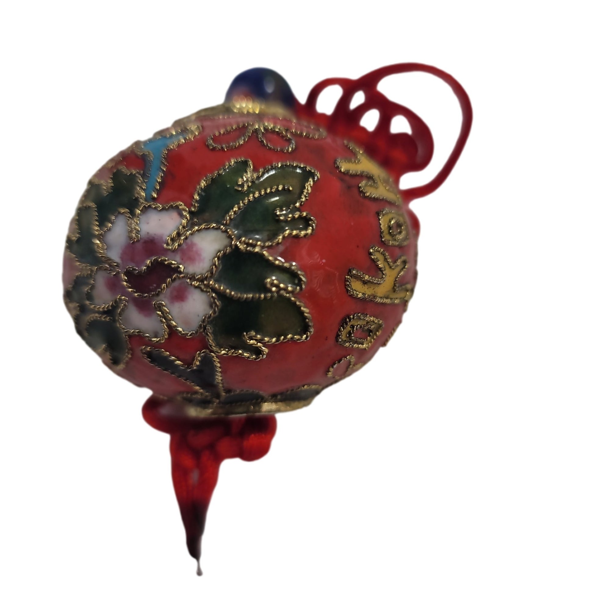 Chinese Christmas Enamel Ornament 2" Sir139Holiday - SirHoliday