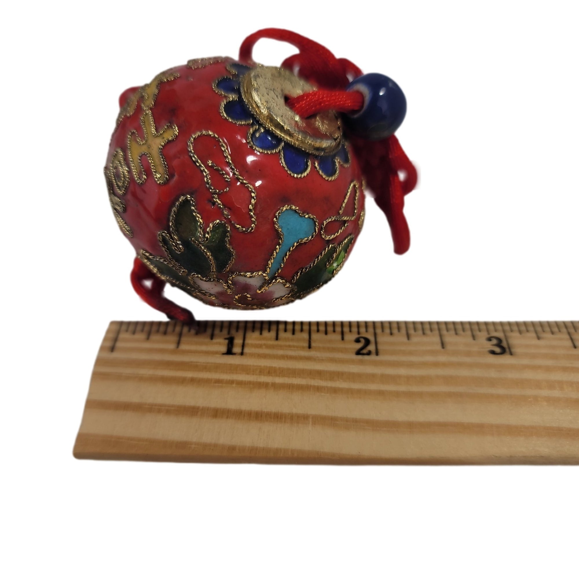Chinese Christmas Enamel Ornament 2" Sir139Holiday - SirHoliday