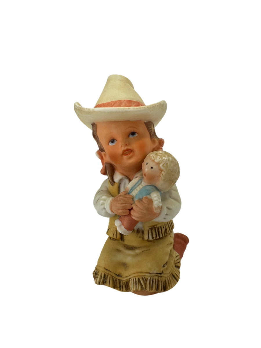 Gregory Perrillo Membership PieceCowgirl 1986 Figurine Sir190Holiday - SirHoliday
