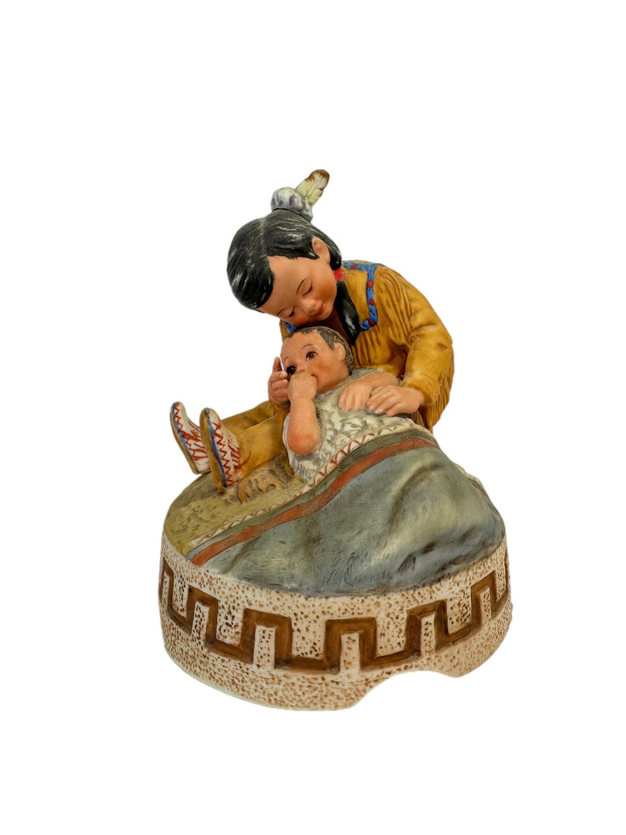 Greg Perillo Babysitter Porcelain Figurine Music Box Sir188Holiday - SirHoliday