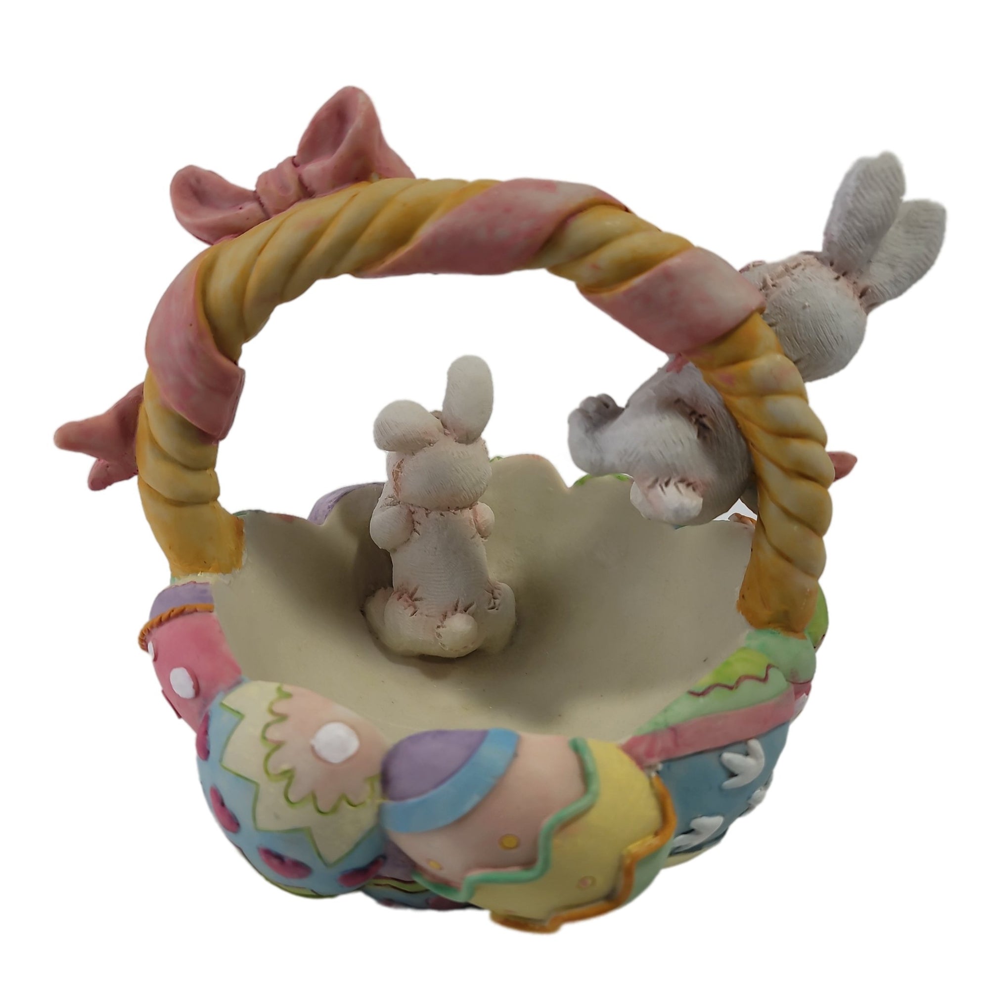 Easter Basket With Rabbits Made Of Rasin Sir132Holiday - SirHoliday