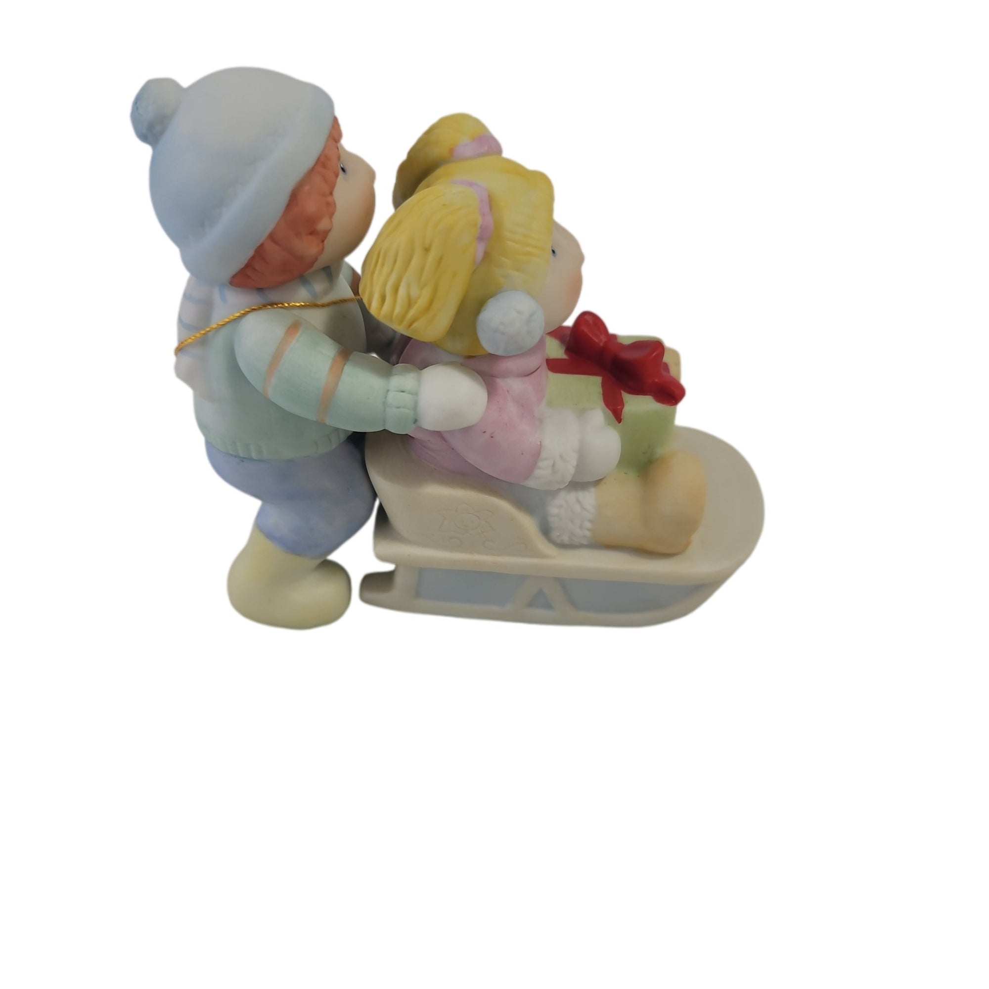 Christmas Cabbage Patch Kids On Sleigh 1984 Sir125Holiday - SirHoliday
