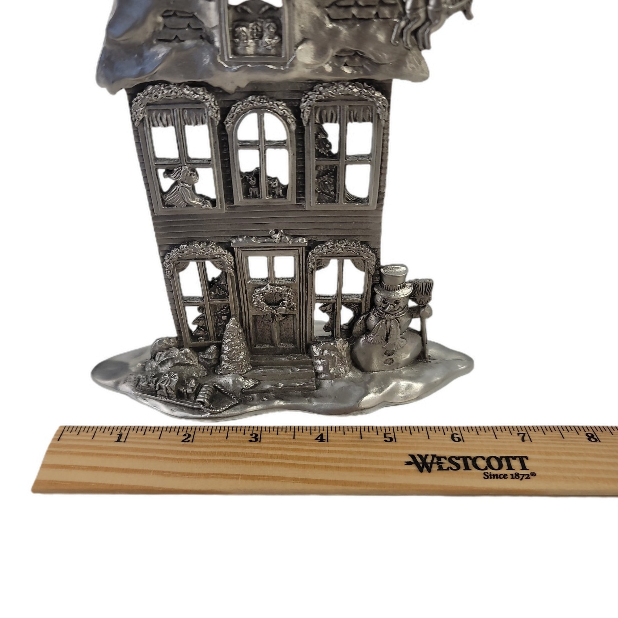 Cat & Seagull Pewter Sculpures With Dog On Side Sir150Holiday - SirHoliday