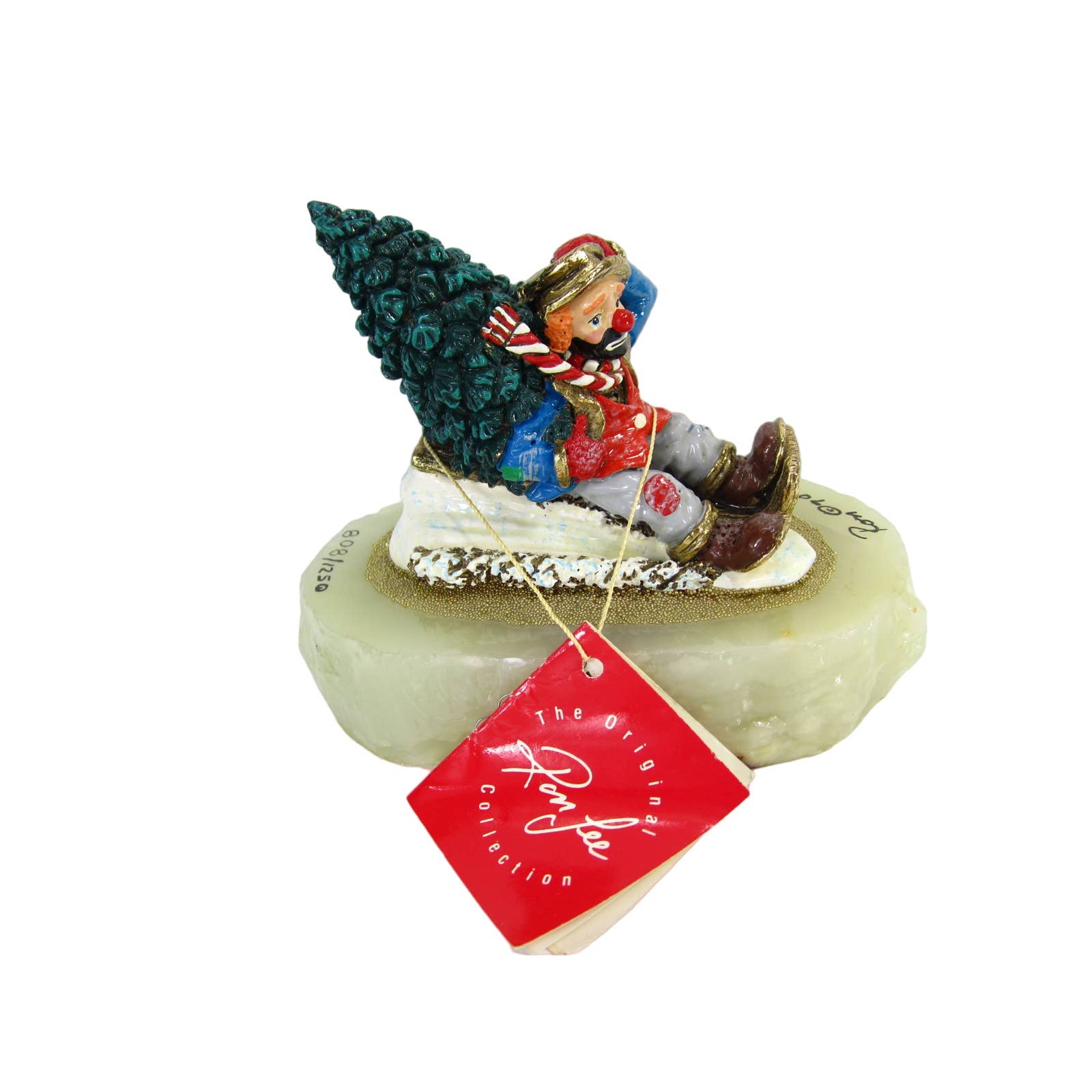 Ron Lee Clown My First Christmas Tree Figurine Sir184Holiday - SirHoliday