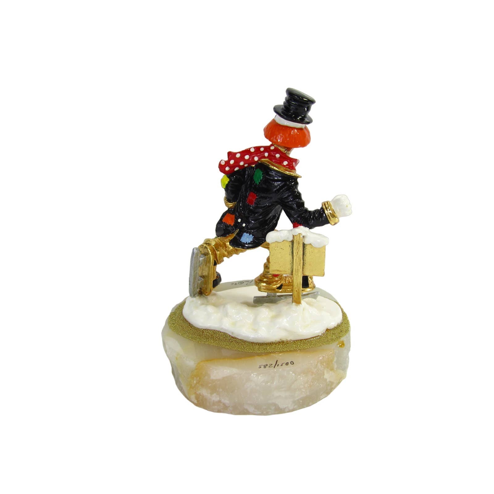 Ron Lee Clown No Skating Thin Ice Figurine Sir158Holiday - SirHoliday