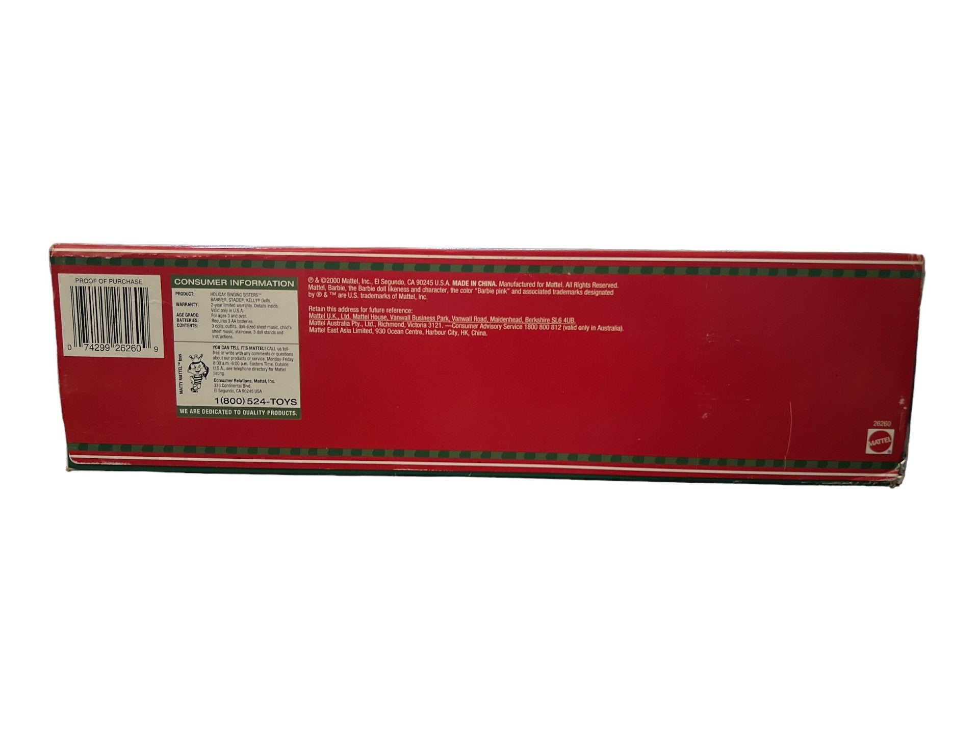 Barbie Singing Holiday Sisters Collectable Doll Sir120Holiday - SirHoliday