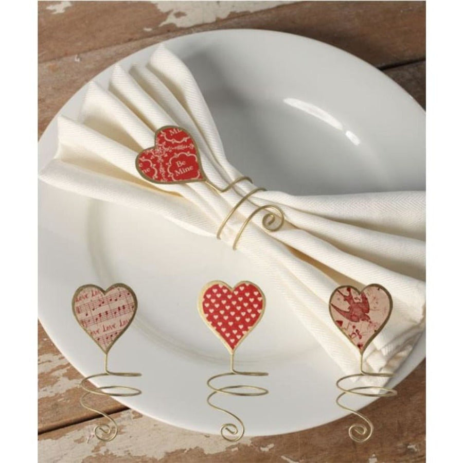 Valentine Napkin Holder Set (4 Pieces) - SirHoliday