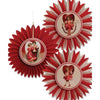 Valentine Paper Rosettes 3 Piece Set - SirHoliday