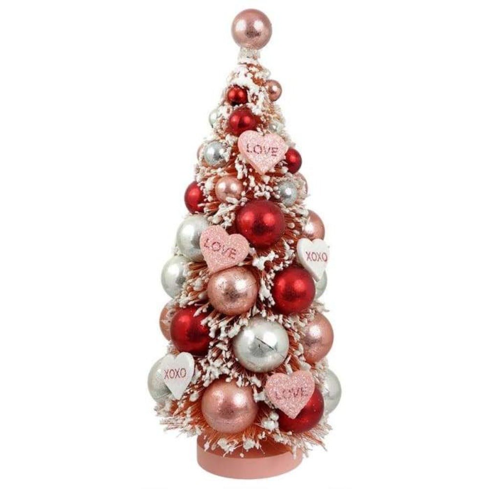 Valentine XOXO Bottle Brush Tree SN5810 - SirHoliday