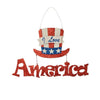 Americana I Love America Tin Sign - 4th of July
