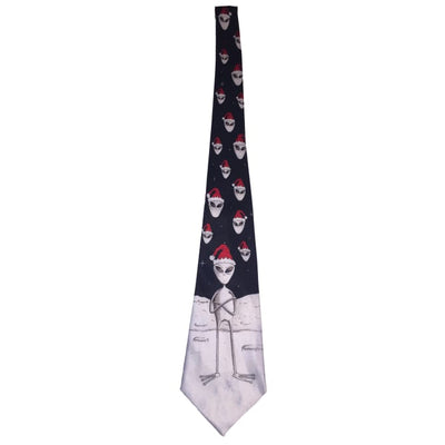 Christmas Alien X-Mas Tie - Christmas