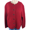Christmas Classy Red Tally-Ho Vintage Sweater Size L - Christmas