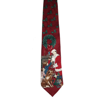 Christmas Daddy Is Santa Silk Tie - SirHoliday