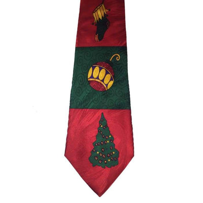 Christmas Holiday Decoration Silk Tie - Christmas