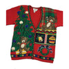 Christmas Red Bear Christmas Vintage Sweater Size M - Christmas