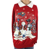 Christmas Red Snowmen Nut Cracker Vintage Sweater Size Unknown - Christmas