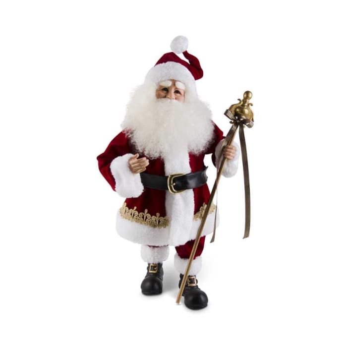 Christmas Santa Holding Scepter - Christmas