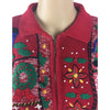 Christmas Sledding Bears Designer Originals Studio Vintage Sweater Size M - Christmas