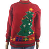 Christmas Star On Christmas Tree Share The Toy Vintage Sweater Size M - Christmas