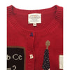 Christmas Teacher Schoolhouse Susan Bristol Vintage Sweater Size M - Christmas