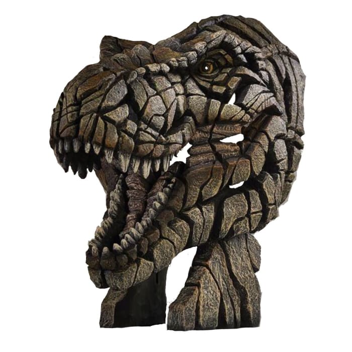 Dinosaur T-Rex Bust Edge Sculpture - SirHoliday
