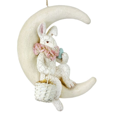 Easter Bunny On White Moon - Easter