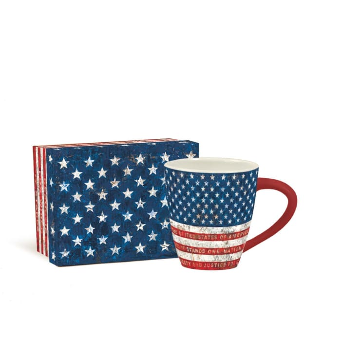 Gifts Single American Pride Ceramic Cafe Mug 17 Oz - Fathers Day