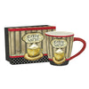 Gifts Single Coffee Time Ceramic Cafe Mug 17 Oz - Christmas